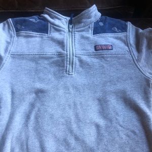 Boys’ XL Vineyard Vines zip-t cotton sweatshirt